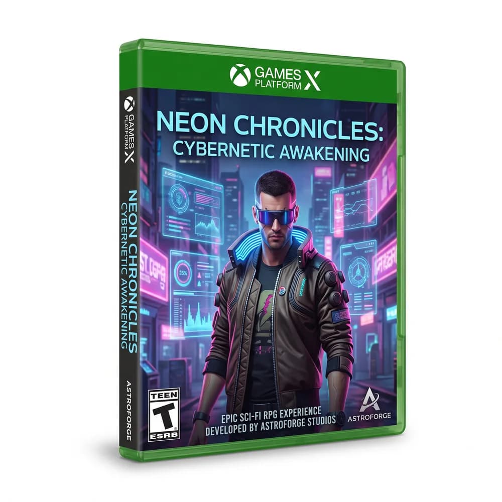 green console physical game plastic case